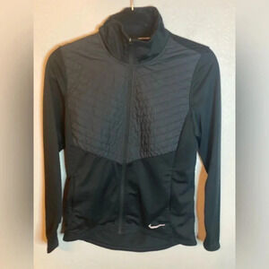 Nike Running Black Zip Up Jacket Size Small